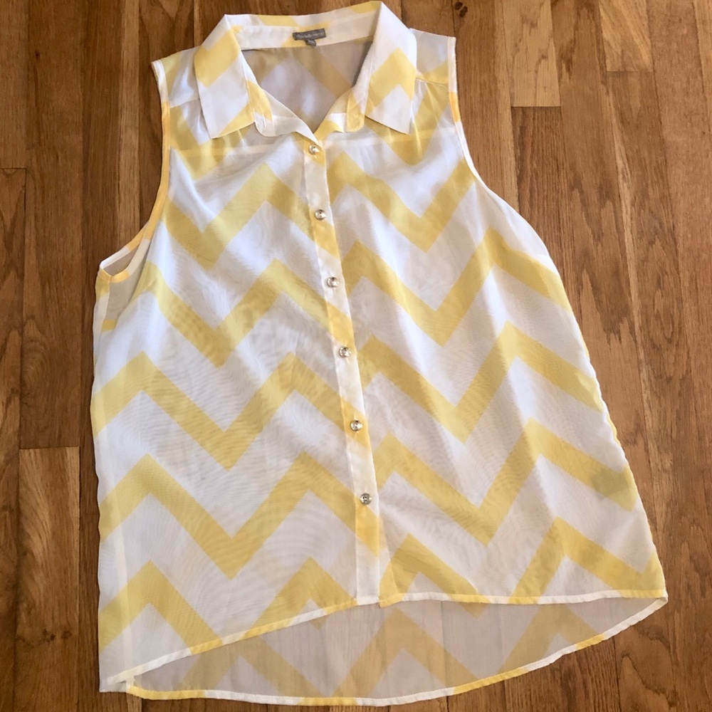 Charlotte Russe Button Front Blouse